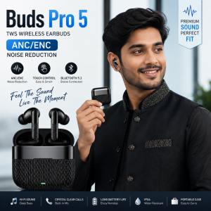 Buds Pro 5 TWS Wireless Earbuds with ANC/ENC